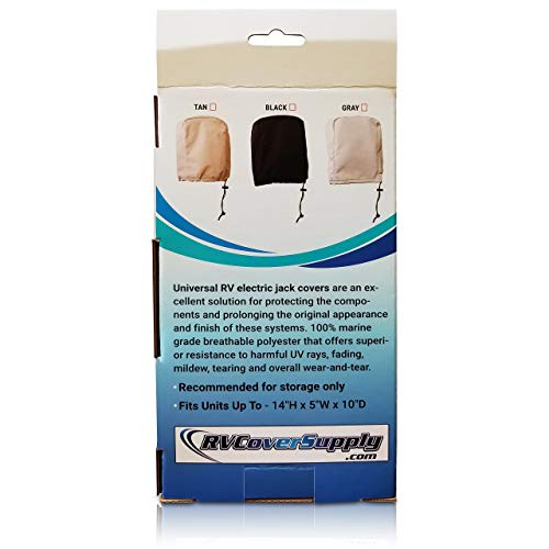 RV Electric Tongue Jack Cover by RV Cover Supply / Fit Specific for