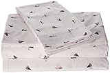 Eddie Bauer Sheet Set, King, Fishing Flies