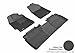 3D MAXpider Custom Fit KAGU Floor Mat (BLACK) Compatible with TOYOTA CAMRY/CAMRY HYBRID 2015-2017 - Full Set