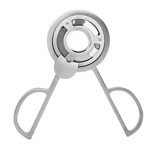 Stainless Steel Triple Blade Cigar Scissors Cigar Cutter (Silver)