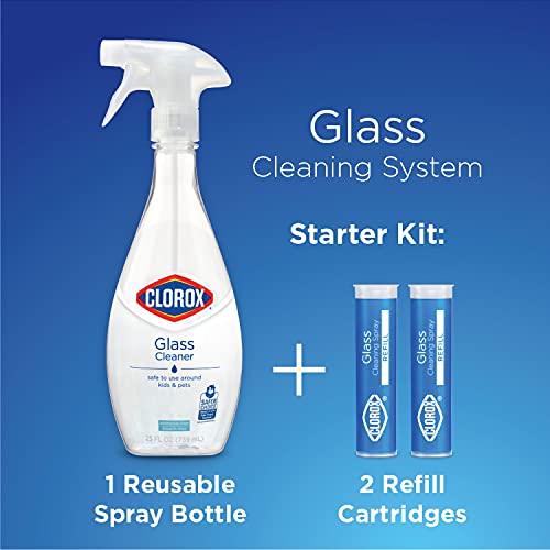 Clorox Glass Cleaner Refills for Clorox Glass Cleaning System for