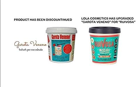 Garota Veneno Ruivosa Hydrating Mask Toner for Red or Coloured Red Hair by Lola Cosmetics 920g