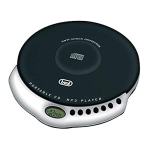 Trevi CMP 498 Personal CD Player zwart – CD-station (LCD, 149 mm, 25 mm, 133 mm, zwart, a).