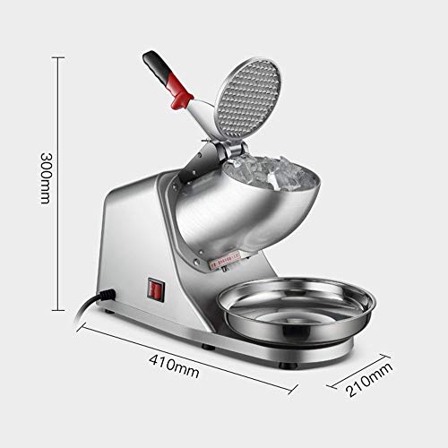 YFGQBCP 250W Elektro-EIS-Crusher Schnee-Kegel-Maschine Ice Shaver Maschine 143lbs / h rasierte EIS-Maschine Einbau… – Bild 8