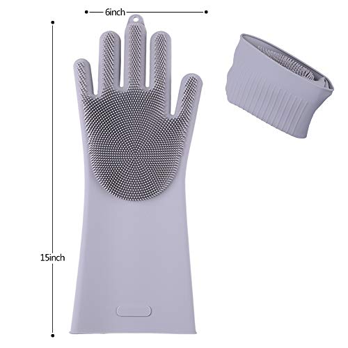 image for Ourcherish Silicone Gloves Brush Pair, Easy to Clean Kitchen a Variety