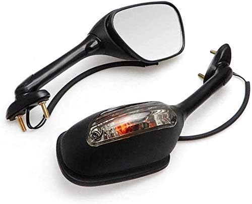 B08jm2mk98 1000 600 スズキgsxr ホーム Black Sv1000 Gsxr 750 車 バイク Color Sv650s 耐久性に優れたスタイリッシュ Sv650 インストールが簡単 750 Jianxing Sv1000sオートバイ 名前 のためのバイクアクセサリーledウインカーリアビューミラーバックミラー カーボン