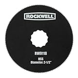 Rockwell RW9118 Sonicrafter 2-1/2-Inch HSS Circle Blade, 1-Piece