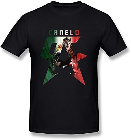 Canelo Alvarez pattern Men's T-shirt XL,Black