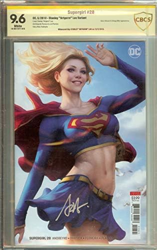 *SIGNED* Supergirl #28 Stanley Artgerm Lau CBCS (not CGC) 9.6 Comics – February 6, 2012