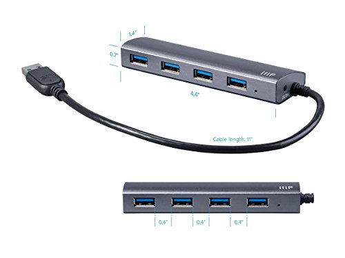 Monoprice USB 3.0 4-port Aluminum Hub