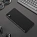 EasyAcc Thin Case for iPhone Xs Max [Supporting Wireless Charging], Slim Matte Black TPU Phone Cases Finish Profile Basic Back Protective Cover Compatible with iPhone Xs Max 6.5 inch