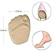 iBesun High Heel Pads, Heel Grips, Heel Cushion Inserts, Heel Insoles, High Heel Forefoot Cushion, Anti Slip Heel Shoe Cushion Inserts, Heel Snugs for Women (Beige)