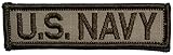 U.S. Navy - 3.75x1 Rear Hat Patch (Desert Tan)
