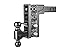Drop Hitch 2" Receiver Class V 16K Towing Hitch GH524, Combo Includes Dual Ball, Pintle Lock & 2 Hitch pins (7.5" Drop)