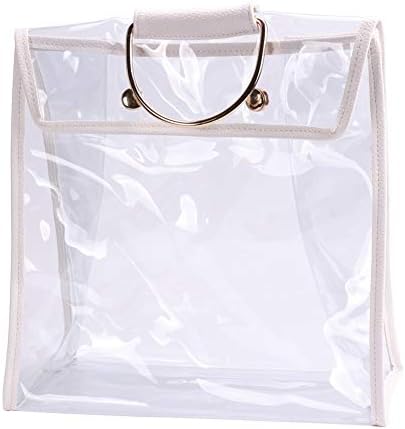 Clear Dust-Proof Bag Case Organizer Woman Transparent Handbag Protector Holder (no inner bag)