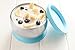 Avanchy Baby Bowls with Suction and Storage Lids Set. Babies Kids Toddler Boys Girl First Food Feeding. Fits Feeding High Chair Table. Stainless Steel, Blue