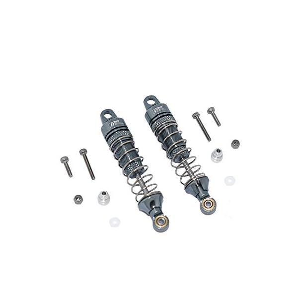 Hrsptudorc StooDDMpfer Aus Metall Hinten für LOSI 1/18 -T 2.0 2WD Stadion LKW RC Auto Upgrades Teile, 6