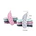 Baby Love Home Silicone Teether 10pcs Mix Color Nursing Accessories DIY Necklace Baby Teething Gift BPA Free Silicone Feather Beads