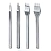 3mm Lacing Stitching Chisel Set Hole Punch Tool 1+2+4+6 Prong Diamond Hand Working Hole DIY
