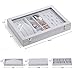 MILIJIA Stackable Jewelry Tray with Glass Lid, Drawer Insert Display Show Case, Dresser Organizer for Ring Stud, Necklace Holder Storage Box Chest, Light Grey