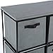 Function Home Sideboard Buffet Storage Cabinet, Drawer Cabinet, 3 Drawer Cabinets with Shelves, Organizer Tower Unit for Storing Kitchen Supplies Books Towels in Grey