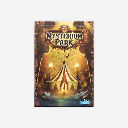 Asmodee Mysterium Park Board Game - Uncover Dark Secrets in a Charming Carnival Setting, Cooperative Mystery for Kids & Adults, Ages 10+, 2-7 Players, 28 Minute Playtime