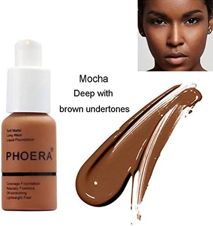 TureLaugh Matte Liquid Foundation Concealer Cream Oil Control Cosmetic Makeup for Combination & Oily Skin
