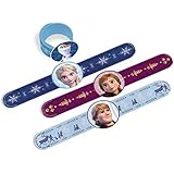 Frozen 2 Birthday, Plastic Slap Bracelets, Party Favor, 9.25