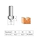 uxcell 90 Degree V-Groove Router Bit 1/2
