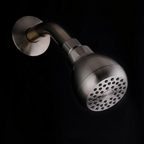 Egretshower 2.75-Inch High Pressure Shower Head - For Wall Mount Showerhead - Indoor And Outdoor Modern Bath Spa fixture – Brush Nickel &amp; PVD