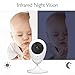 Dragon Touch DT24 Wireless Video Baby Monitor with 2.4 inch LCD Color Screen,Digital Camera,Temperature Monitoring, Lullaby,Infrared Night Vision, Two-Way Talk, Long Range and High Capacity Battery