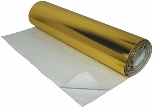 Heatshield Products (707009) Gold Heat Shield (With Adhesive), 24" x 50 Feet