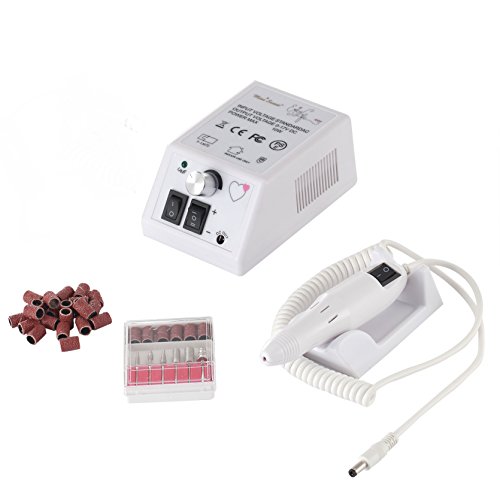Miss Sweet Electric Nail Drill for Regular Polish Acrylic Nails RPM20000 (White) - Thumbnail 2