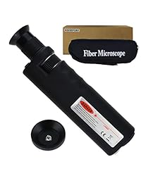 Inspección de fibra óptica Handheld Microscopio