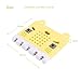MakerFocus 2pcs Micro:bit Protective Case Non-Acrylic Silicone Case Cute Pattern, Soft Microfiber and Easy to Storage for BBC Micro:bit Board Blue and Yellow