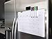 Magnetic Refrigerator Calendar Dry Erase Board - 17 x 13-inch Whiteboard with 4 Magnetic Markers and Eraser, Monthly Planner for Kitchen Fridge or Office