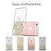 Unov Case Compaitble with iPhone 6s iPhone 6 Case Clear with Design Embossed Pattern Soft TPU Bumper Shock Absorption Slim Protective 4.7 inch (Flower Bouquet)