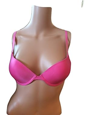 Bra Pink Push Up Plunge (32D, Pink)