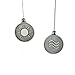 Ceiling Fan Pull Chain Set - Includes 1 Light and 1 Fan, 3 cm Coin Set - Each Include Ceiling Fan Connectors and 12 Inch Chains