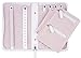 ELOI Travel Jewelry Organizer Case Vegan Leather Bag with Removable Panel for Storage