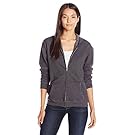 Hanes Women's Full-Zip Hooded Jacket, Slate Heather, Large