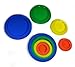 Set of 8 Reusable Silicone Food Saver by Pack-A-Meal (2 Sm Orange; 2 Med Yellow; 2 Lg Green; and 2 X-Lg Blue)