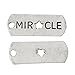JGFinds Inspirational Message Tag Charms, Silver Tone, 100 Random Pieces