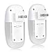 Sensky [2 Pack Plug in Night Light with Auto Dusk to Dawn Sensor, Brightness Adjustable, Dimmable Night Light for Bathroom, Kitchen, Hallway, Stairs, Garages (with Front Light and Back Light)