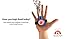 FiestaFive - Confetti High Five HandHeld Toy Shooter with 6 Refills (Red/White/Blue)