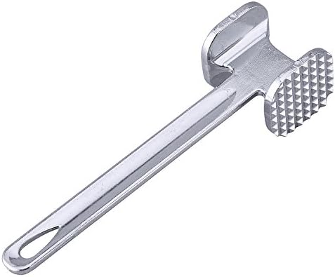 cheerfulus Two Sided Metal Meat Hammer Tenderizer Mallet