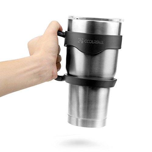 Coolreall Handle for YETI Rambler 30 Oz Tumbler (Black Handle Only) For