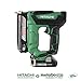 Hitachi NP18DSAL Cordless 23 Gauge Pin Nailer Kit, 18V, Compact 3.0 Ah Lithium Ion Battery, No Push Safety Nose Tip