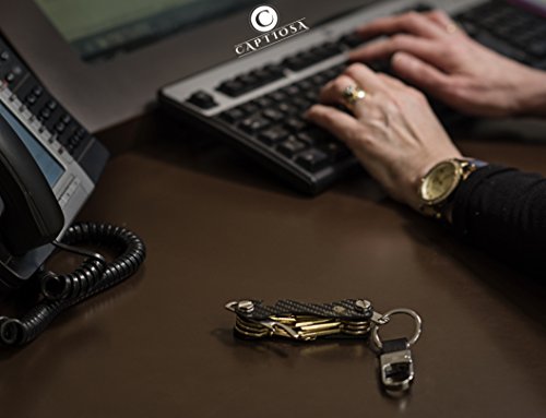 image for NEW and UNIQUE DESIGN! Compact Smart Key Holder by Captiosa | Carbon F