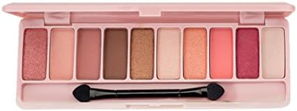 HUIZIjin Eyeshadow Cosmetics Set With Brush 10 Colors Eye Makeup Palette (B)